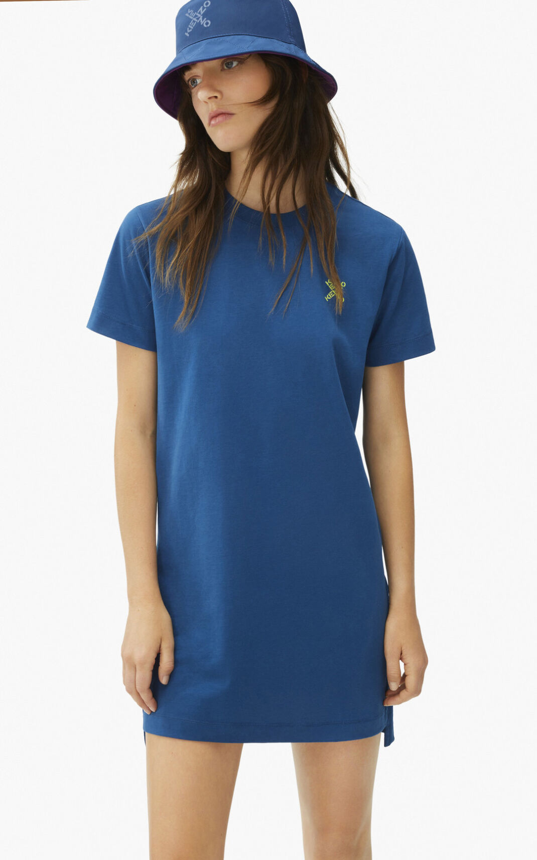 Vestidos Kenzo Sport Little X t shirt Mujer Azules Oscuro - SKU.7659506